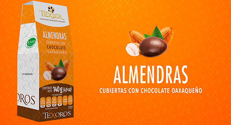 Imagen miniatura de Almendras cubiertas con Chocolate oaxaqueño Texier